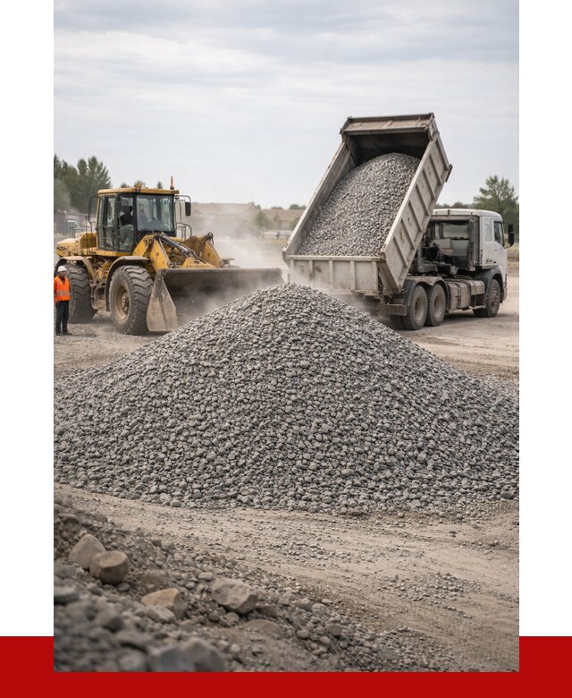 Купить щебень с доставкой в Обнинске от 2538 руб. | ПРОНЕРУДБнн
