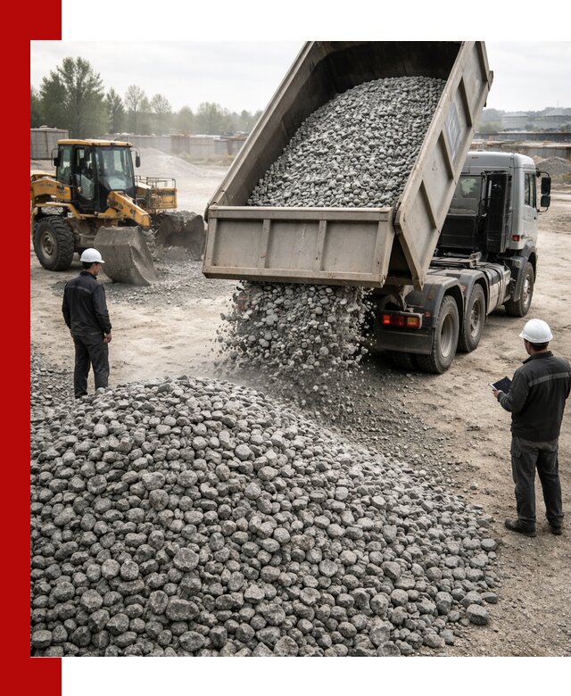 Доставка гранитного щебня фракции 20-40 в Обнинске