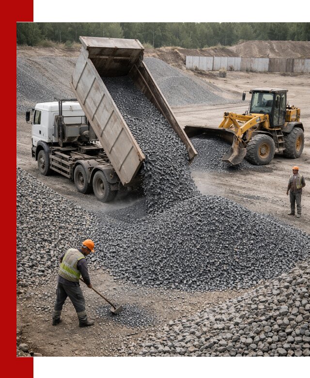 Щебень габбро-диабаз фр. 5-20 с доставкой в Обнинске