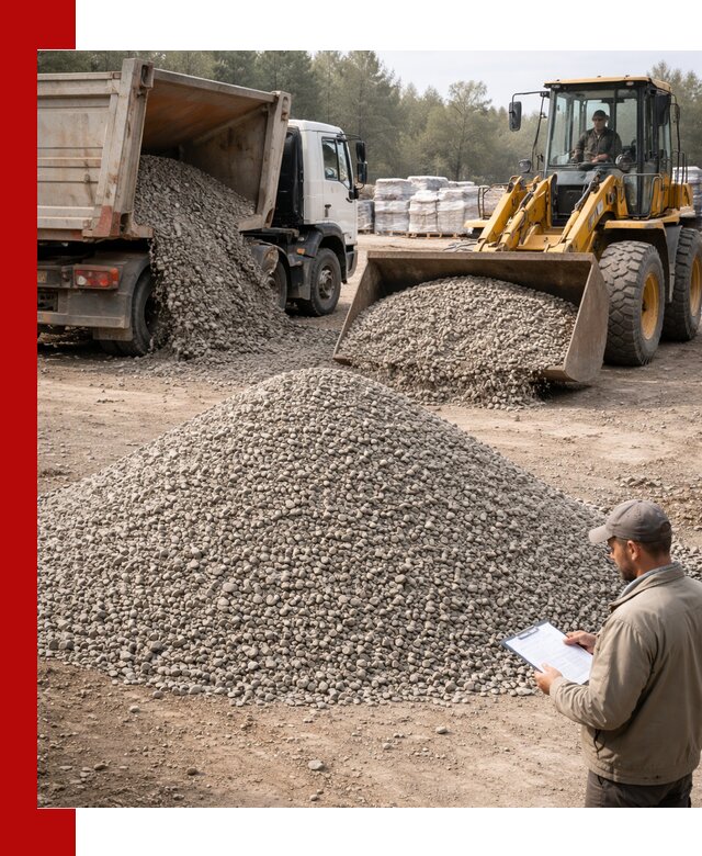 Гравийный щебень фракция 5–10 с доставкой в Обнинске