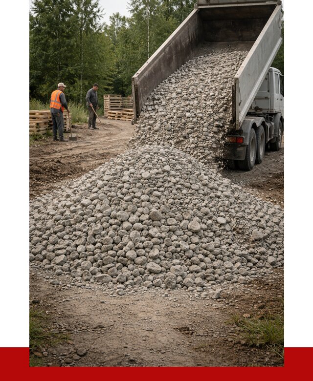 гравийный щебень фракция 70-120 в Обнинске от 2487 р. ПРОНЕРУДБнн