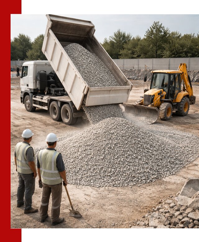 Купить известняковый щебень фракции 5–10 мм с доставкой в Обнинске