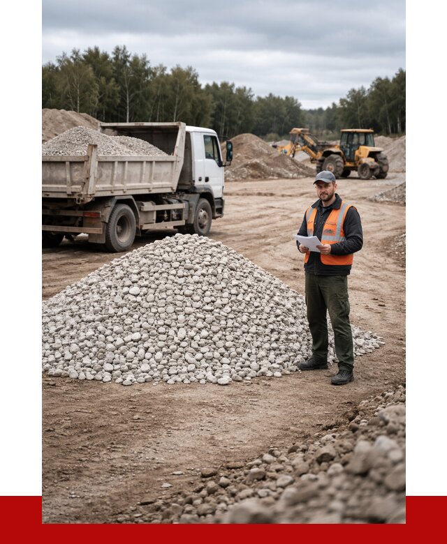 Доломитовый щебень в Обнинске купить от 2233 р., ПРОНЕРУДБнн