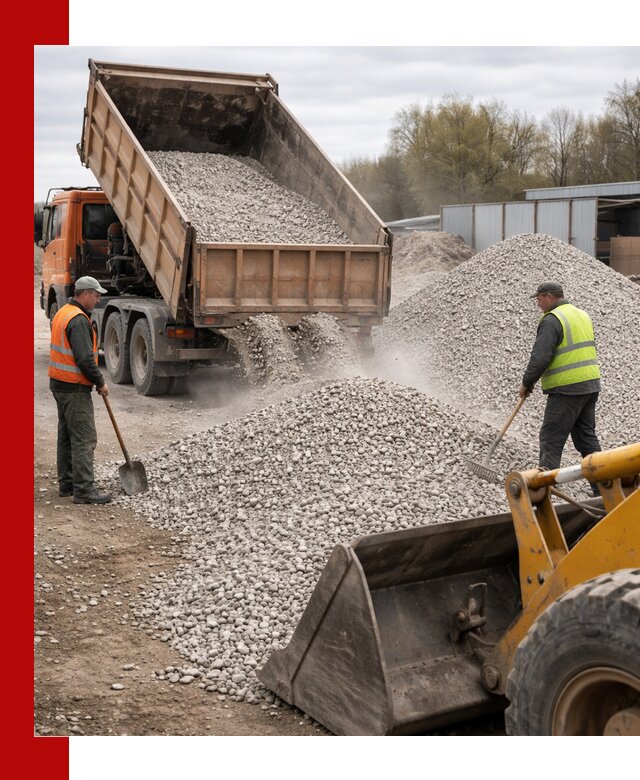 Доломитовый щебень фракции 5-20 с доставкой в Обнинске