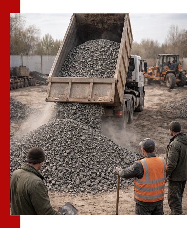 Доставка шлакового щебня в удобные сроки по выгодной цене в Обнинске