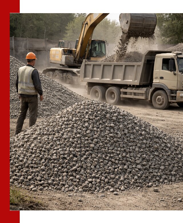 Шлаковый щебень фракция 5-20 с доставкой в Обнинске