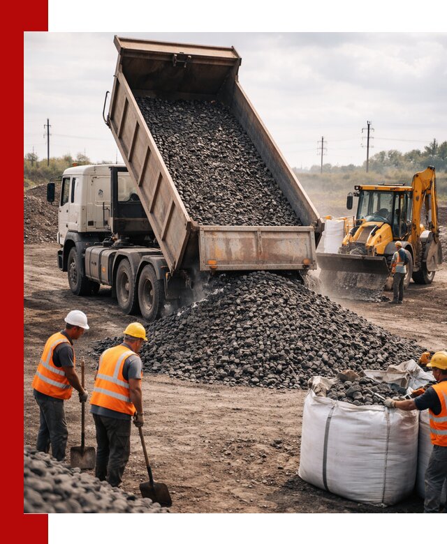 Шлаковый щебень фракция 40-70 с доставкой в Обнинске