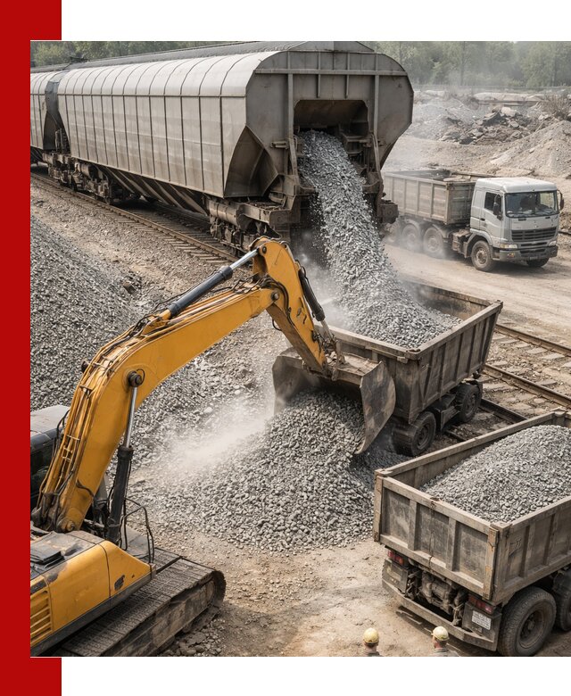 Доставка железнодорожного щебня в Обнинске крупными партиями быстрого отгруза