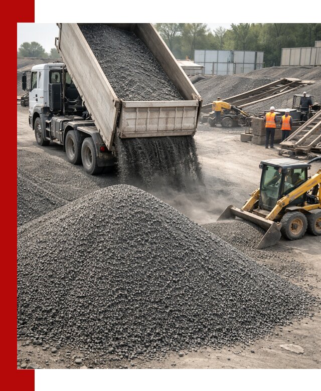 Вторичный щебень фракция 0–5 с доставкой в Обнинске