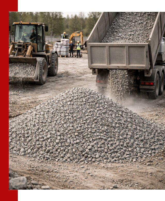 Вторичный щебень фракции 5-20 в Обнинске — доставка и продажа крупнотоннажно