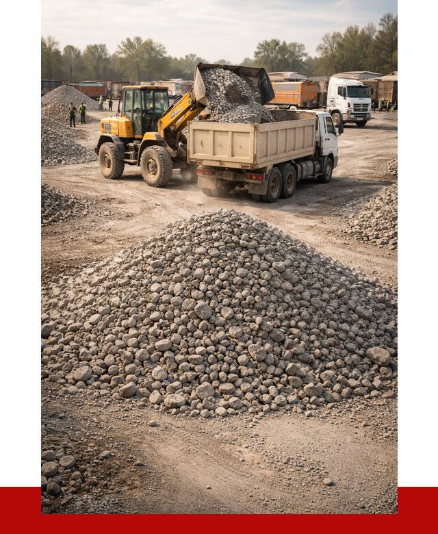 Вторичный щебень фракция 40-70 в Обнинске от 1766 р, ПРОНЕРУДБнн