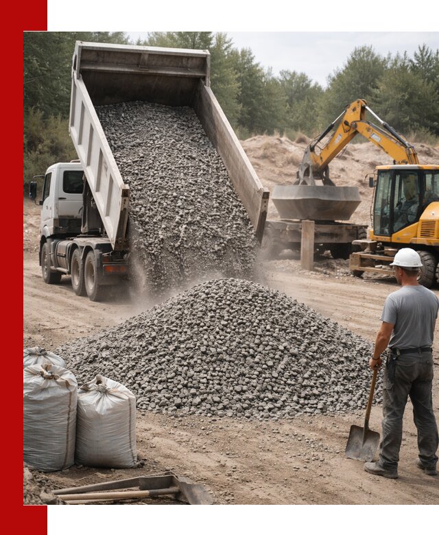 Доставка и продажа бетонного щебня в Обнинске