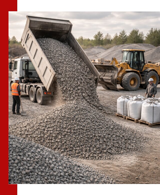 Бетонный щебень фракция 5–20 с доставкой в Обнинске