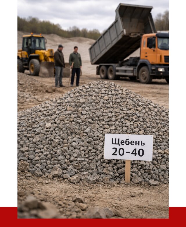 Бетонный щебень фракция 20-40 в Обнинске от 2487 р. | ПРОНЕРУДБнн