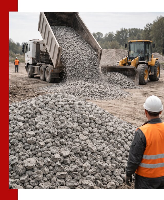 Доставка бетонного щебня фракции 20-40 в Обнинске