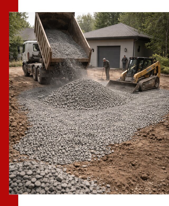 Щебень для парковки в Обнинске: доставка и укладка качественного материала