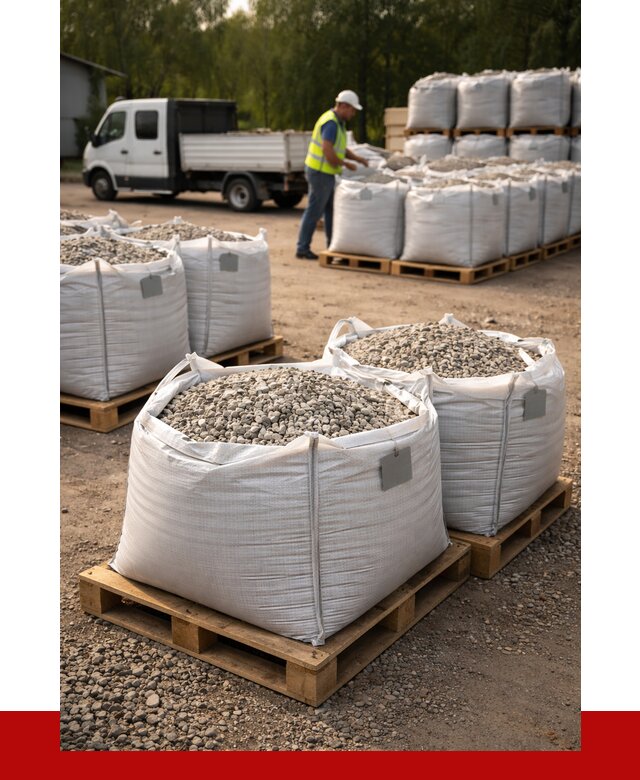 Щебень в мешках с доставкой в Обнинске от 4263 р. | ПРОНЕРУДБнн