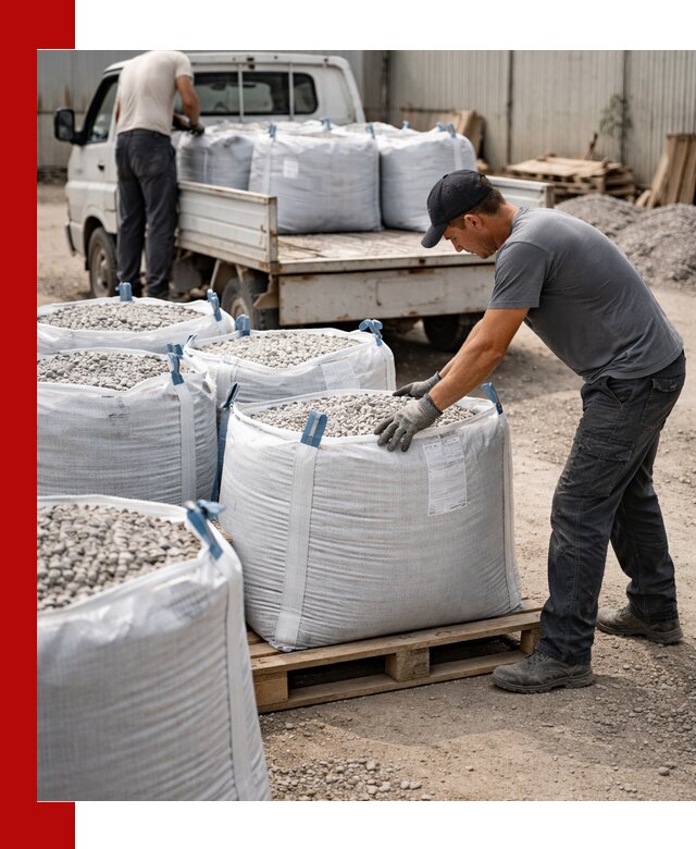 Доставка щебня в мешках по выгодным ценам в Обнинске
