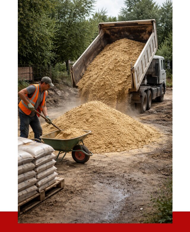 Купить песок с доставкой в Обнинске от 1827 р. | ПРОНЕРУДБнн