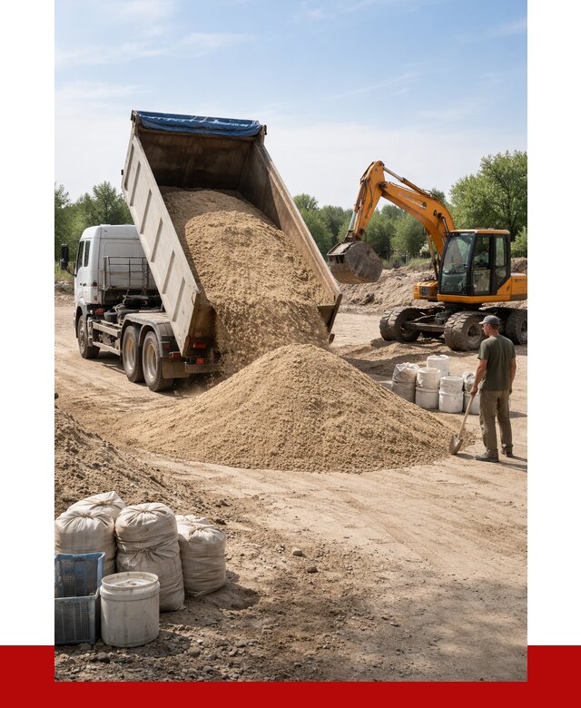 Купить речной песок в Обнинске от 1218 р. за куб | ПРОНЕРУДБнн