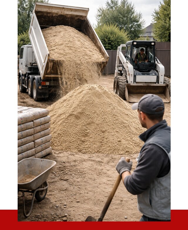 Мытый речной песок с доставкой в Обнинске от 1472 р. | ПРОНЕРУДБнн