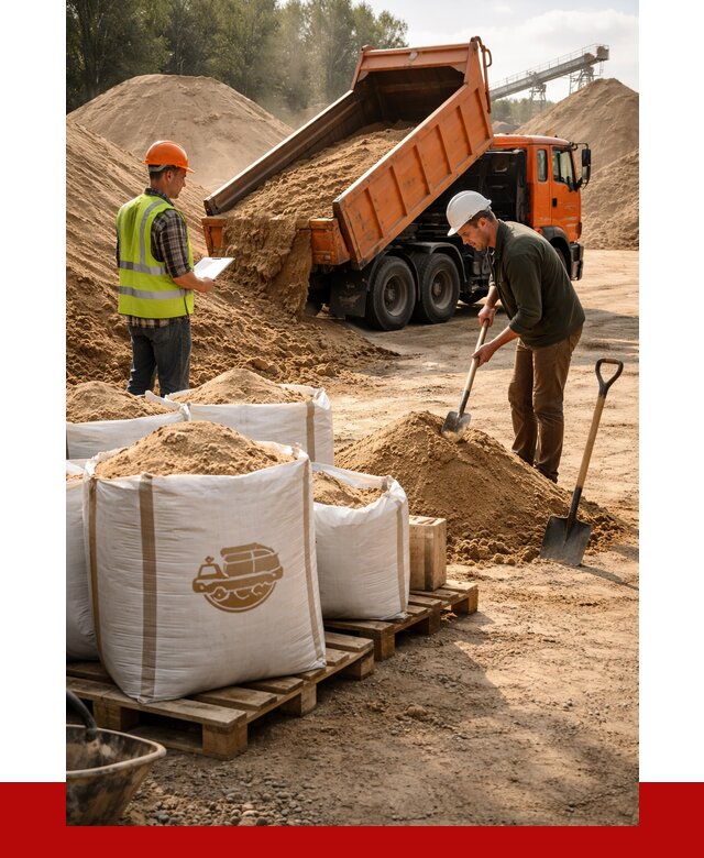 Строительный песок в Обнинске от 2233 р. с доставкой, ПРОНЕРУДБнн