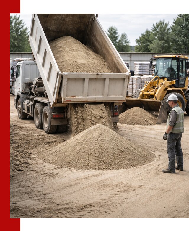 Поставка и доставка песка для бетона в Обнинске