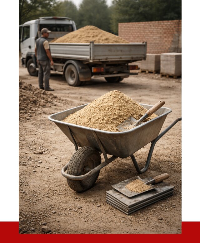 Песок для кладки в Обнинске с доставкой от 2233 р. | ПРОНЕРУДБнн