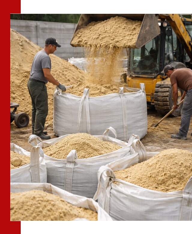 Поставка качественного песка для кладки в Обнинске