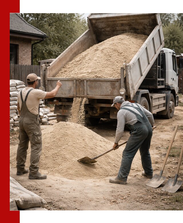 Песок для штукатурки с доставкой в Обнинске качественный и чистый
