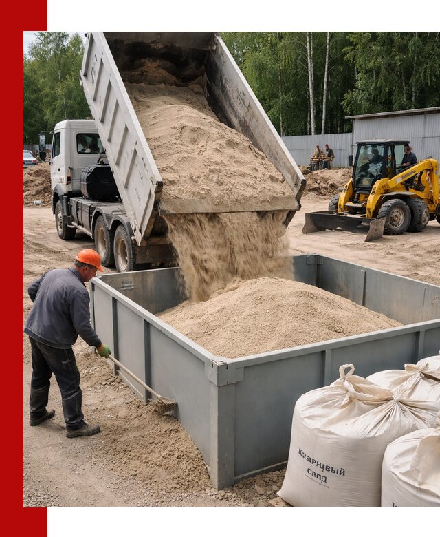 Кварцевый песок для фильтра в Обнинске — доставка и качество