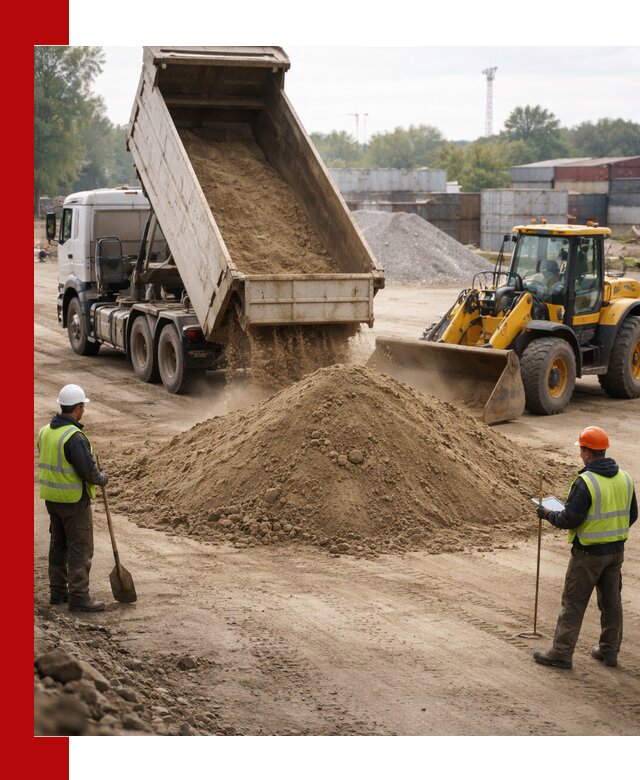 Доставка и продажа пескогрунта оптом и в розницу в Обнинске