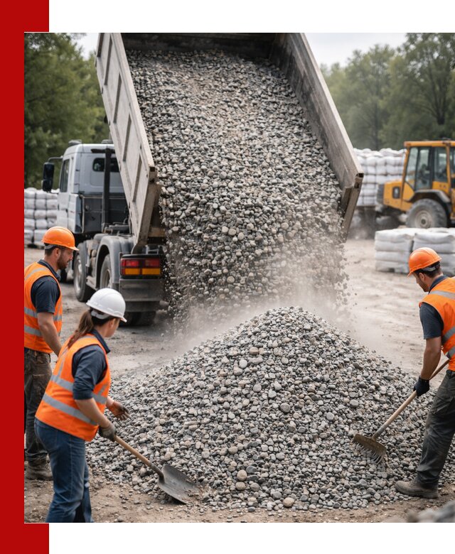 Доставка гравия и камня в Обнинске оптом и в розницу