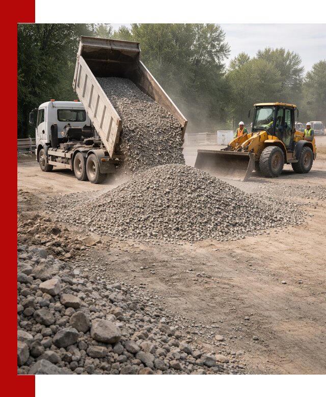 Гравий фракция 5–20 доставка в Обнинске оптом и в розницу