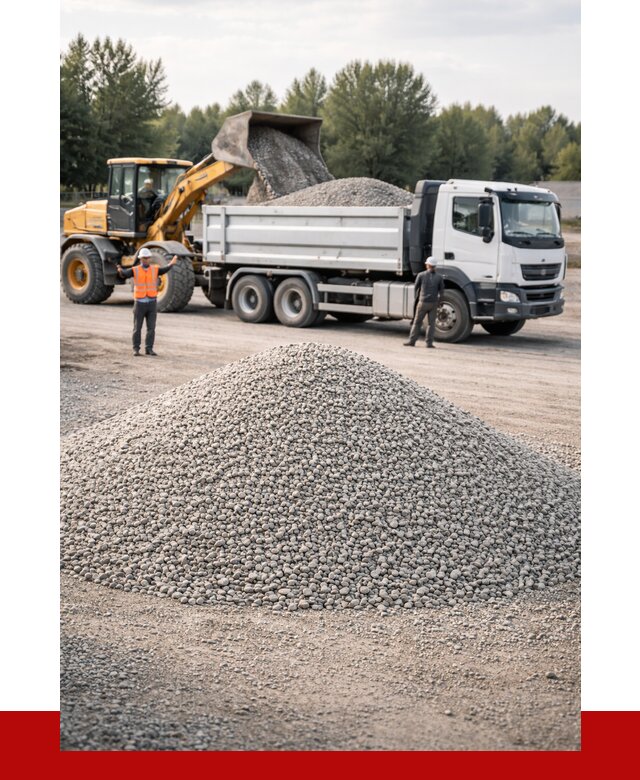 Купить мытый гравий в Обнинске от 3553 р, доставка ПРОНЕРУДБнн