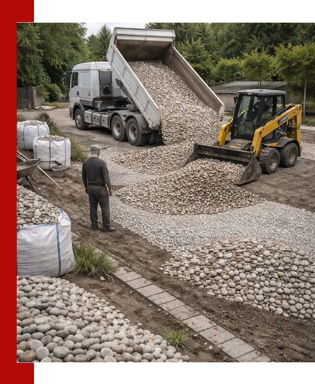 Доставка морской гальки оптом и в розницу в Обнинске