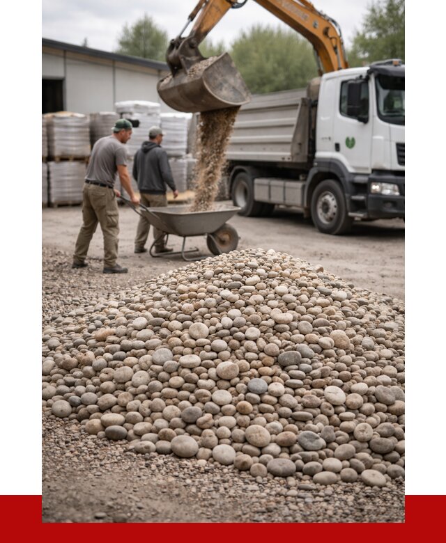 Галька декоративная в Обнинске от 3248 р. за куб | ПРОНЕРУДБнн