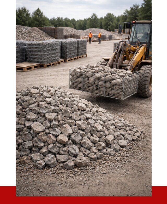 Камень для габионов фракция 70-150 в Обнинске от 4263 р. | ПРОНЕРУДБнн