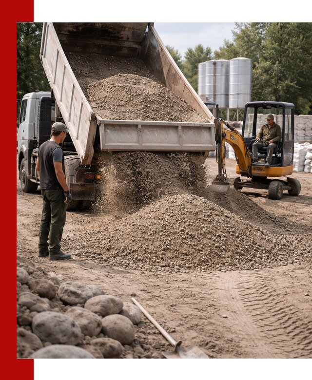 Доставка ПГС С3 в Обнинске самосвалами и миксерами