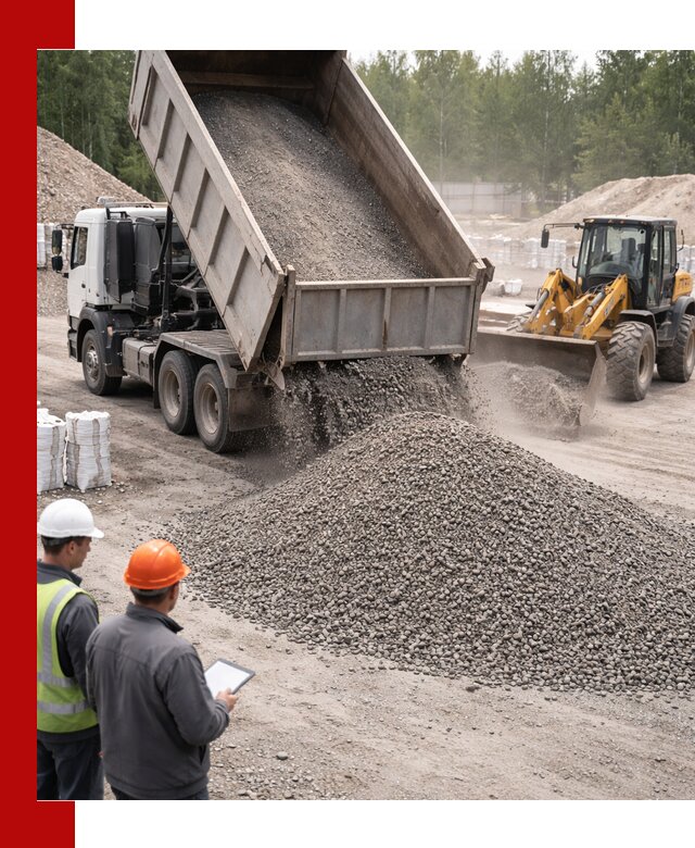 Доставка и продажа гранитного отсева 0-10 в Обнинске