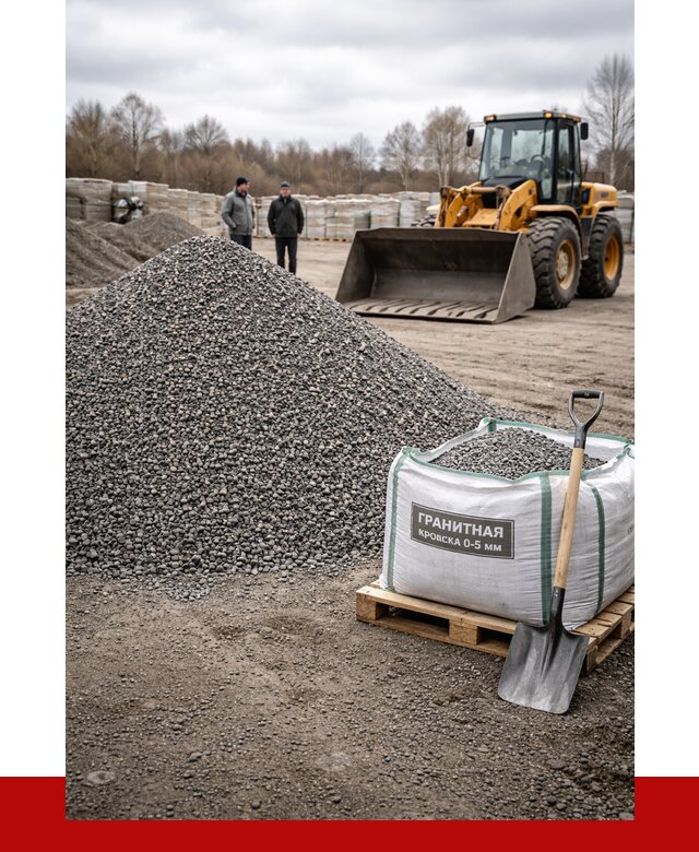 Купить гранитную крошку в Обнинске от 4872 р. с доставкой | ПРОНЕРУДБнн