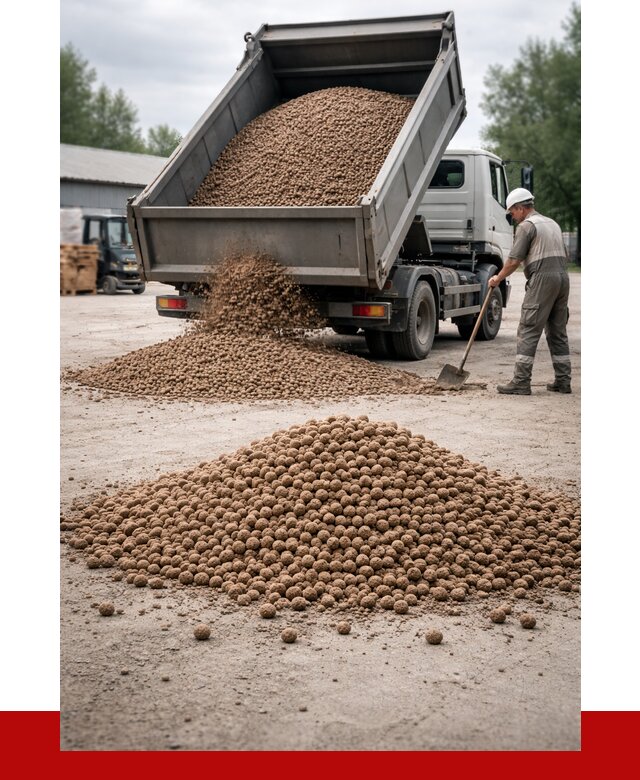 Керамзит с доставкой в Обнинске от 4263 р. за м3 | ПРОНЕРУДБнн