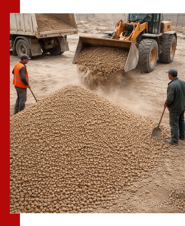 Керамзит фракция 10-20 с доставкой в Обнинске