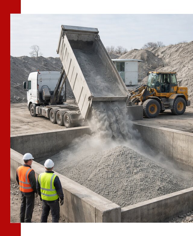 Доставка цемента навалом в Обнинске крупными партиями