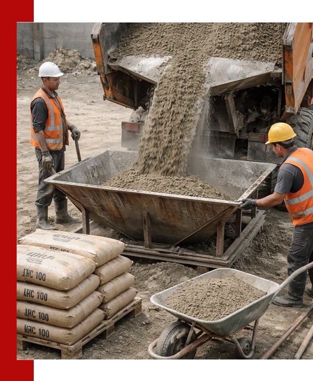 Доставка цементно-песчаной смеси М100 в Обнинске