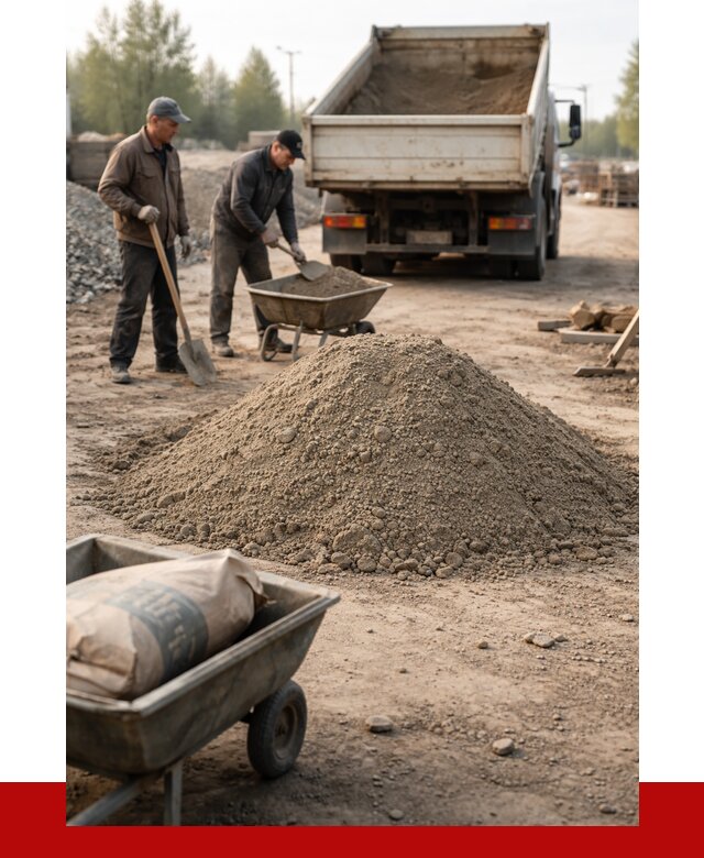 Цементно-песчаная смесь М150 в Обнинске от 4771 р. | ПРОНЕРУДБнн