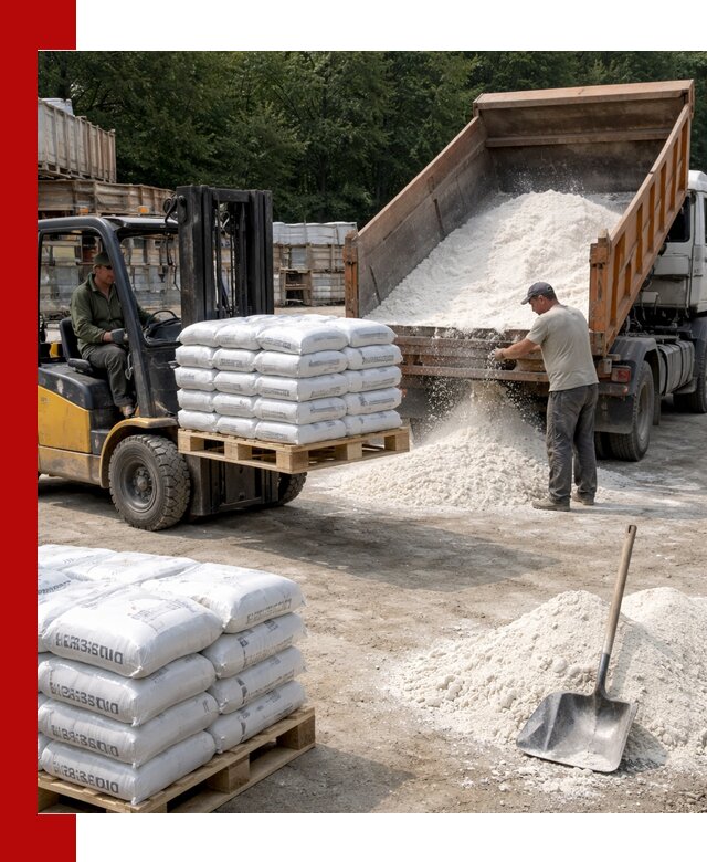 Доставка строительной извести оптом и в розницу в Обнинске