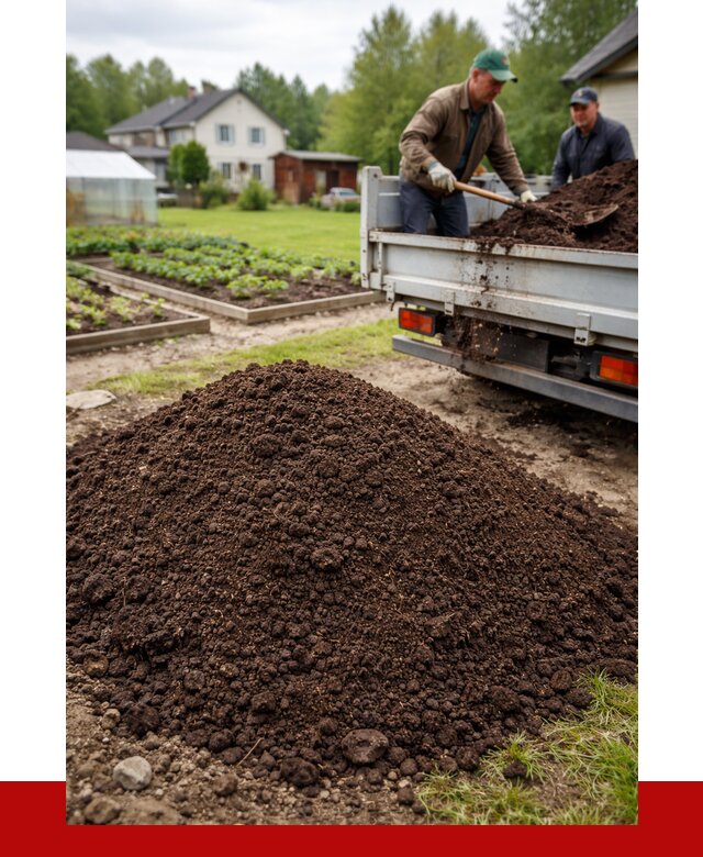 Плодородный грунт в Обнинске с доставкой от 4263 р. | ПРОНЕРУДБнн