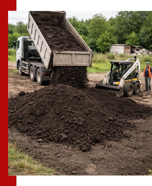 Поставка плодородной земли с доставкой самосвалом в Обнинске