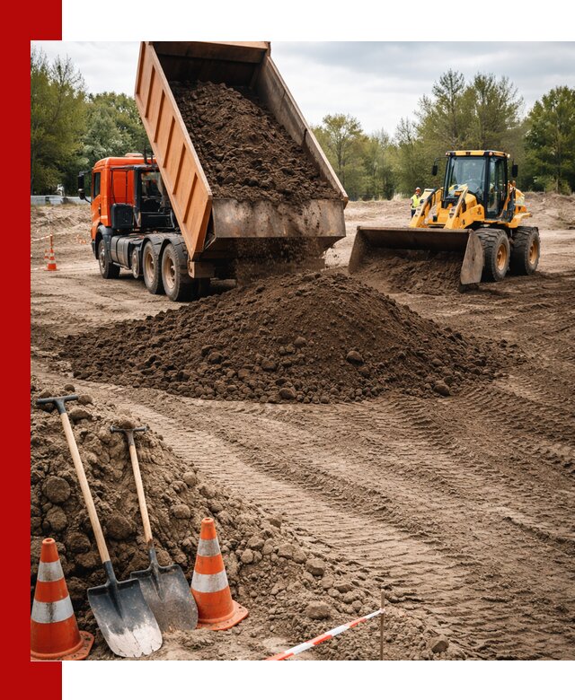 Поставка и доставка планировочного грунта в Обнинске